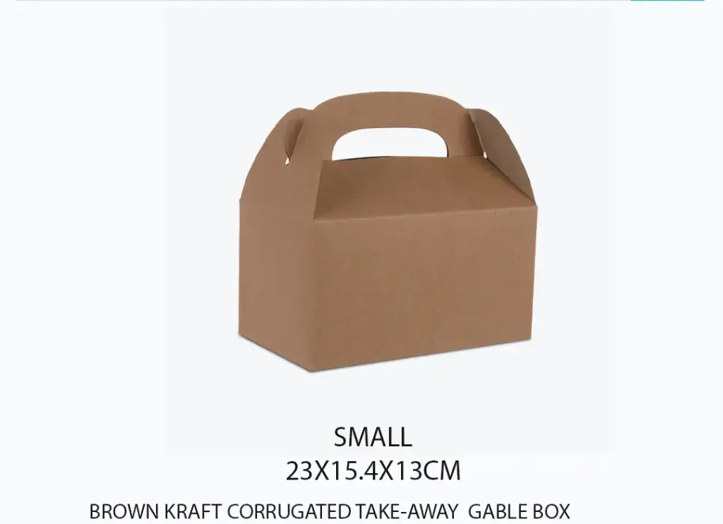 TAKE OUT (GABLE) BOX SMALL