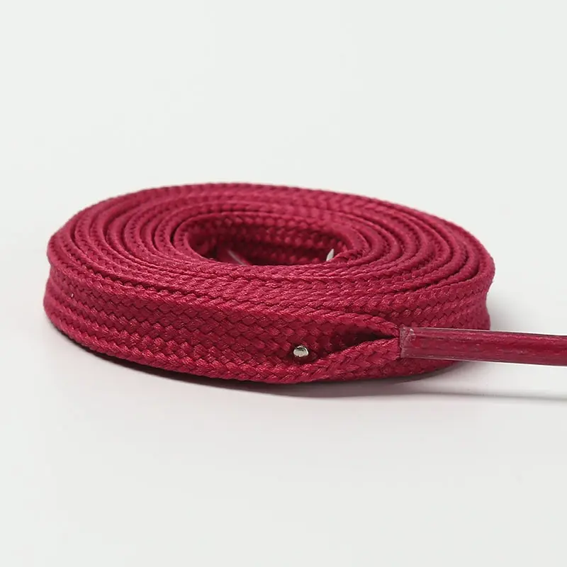POLYESTER COLORED FLAT SHOELACE 44 INCHES