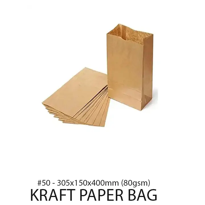 PAPER BAG WITHOUT HANDLE #50 