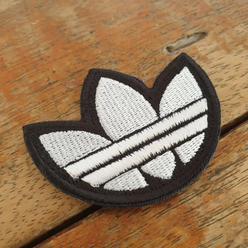 SEWING SUPPLIES:IRON ON EMBROIDERED CUSTOM PATCH   -  ADIDAS 005 