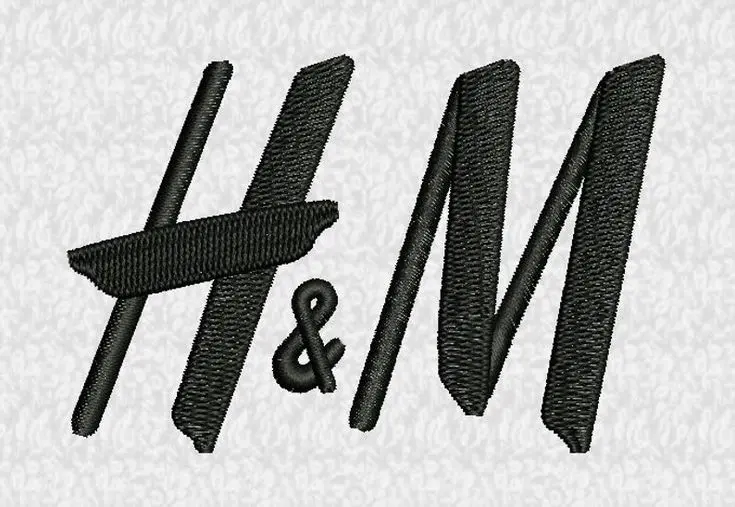 SEWING SUPPLIES:IRON ON EMBROIDERED CUSTOM PATCH - H&M -001 