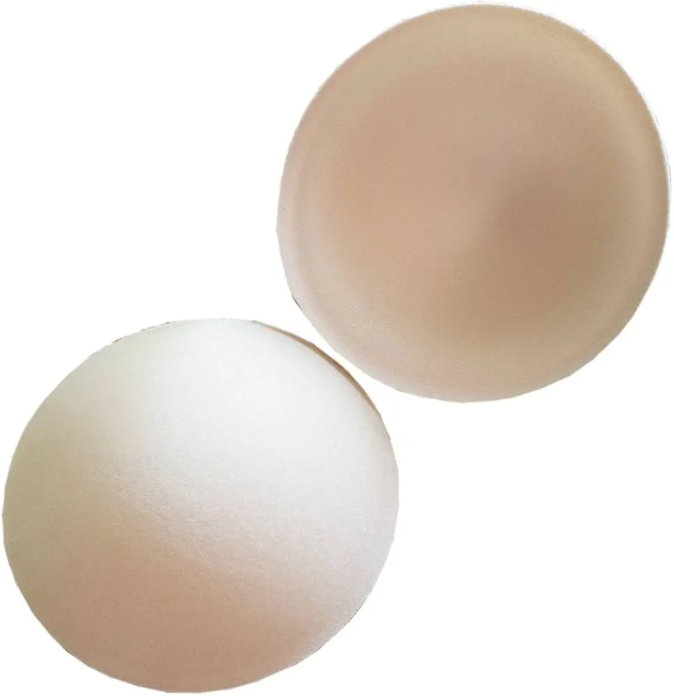 SEWING SUPPLIES:ROUND BRA PADS LARGE- NUDE 