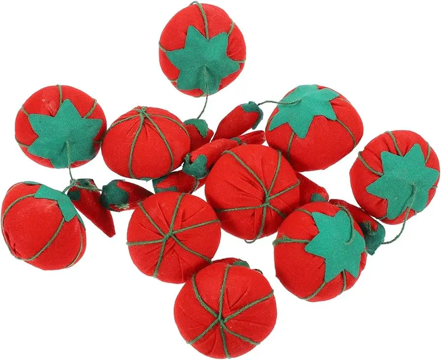 SEWING SUPPLIES:TOMATO PIN CUSHION 