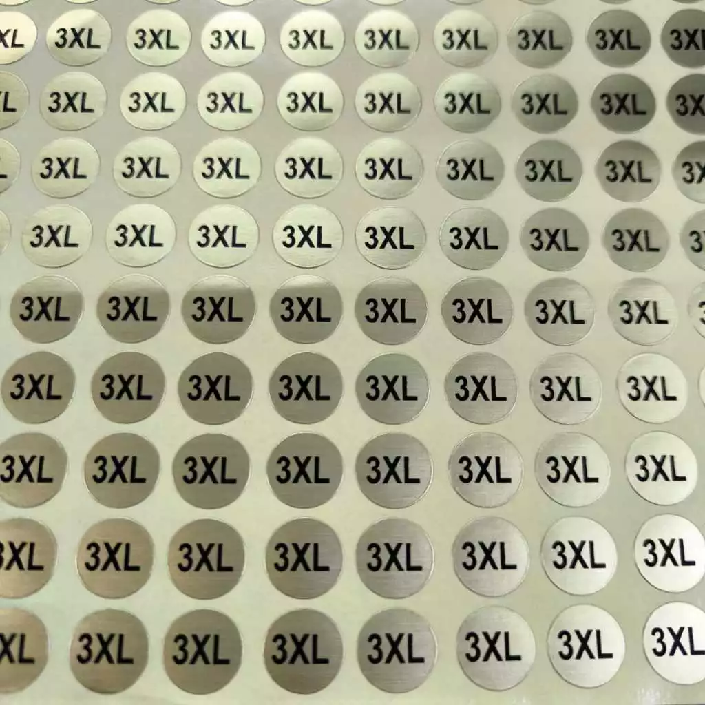 STICKER:GOLD STICKER -  3XL 