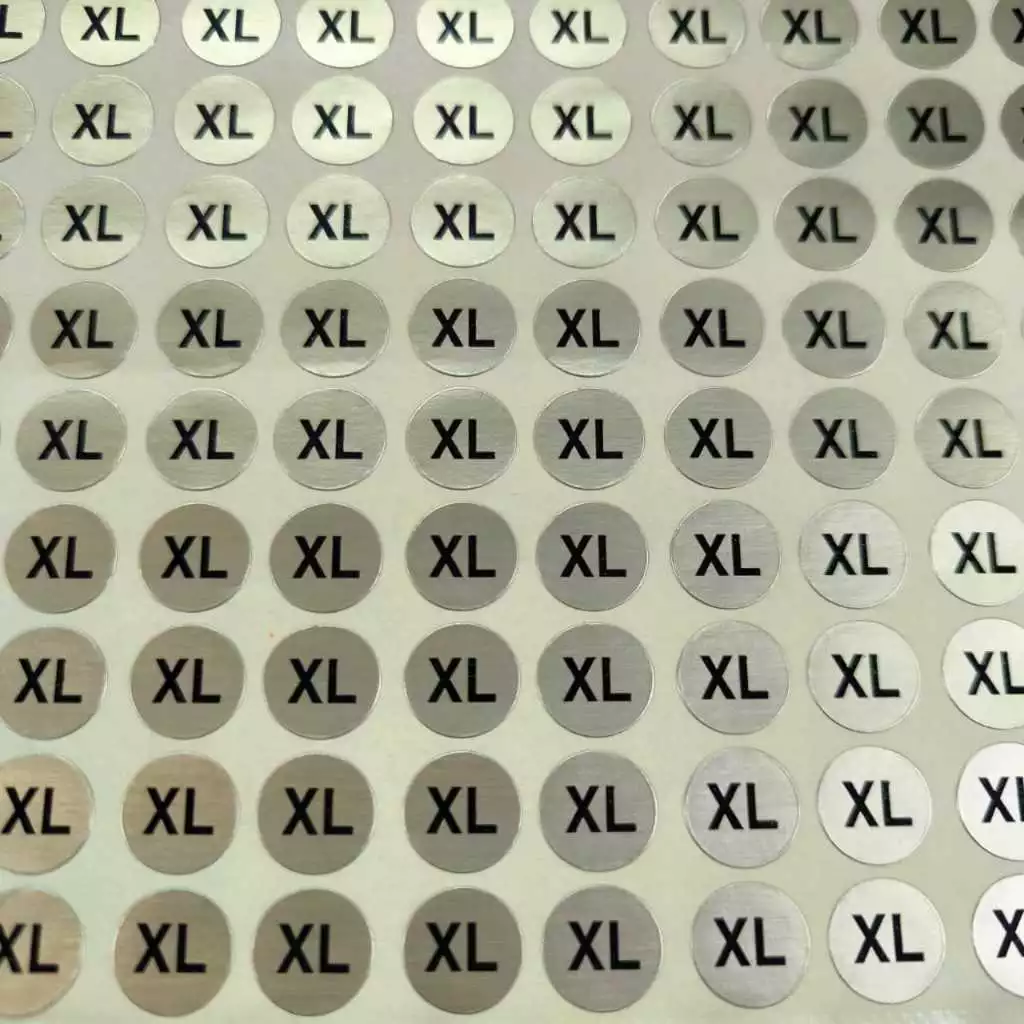 STICKER:GOLD STICKER -  XL 