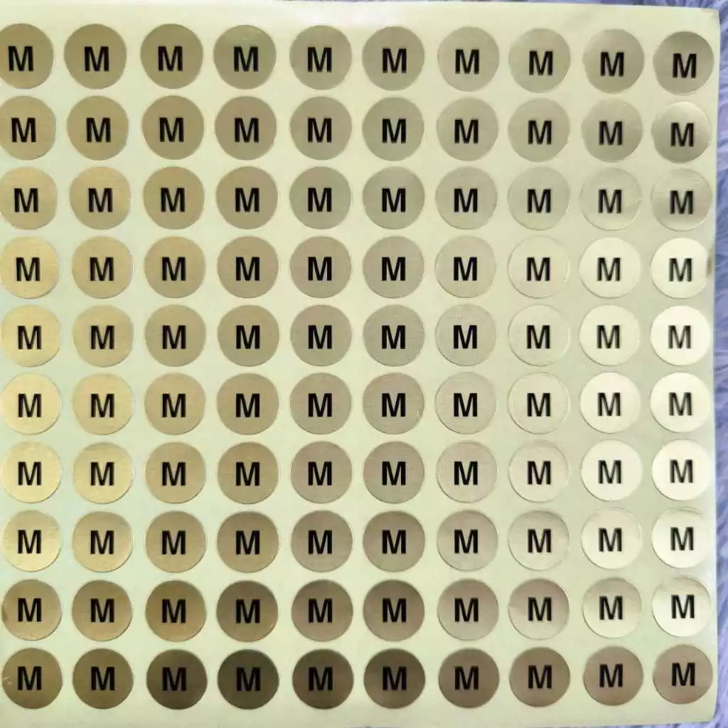 STICKER:GOLD STICKER - MEDIUM 