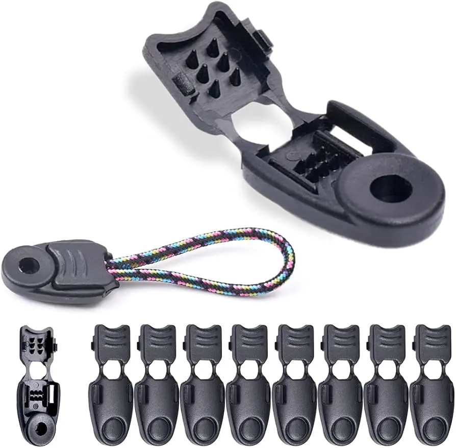 SEWING SUPPLIES:FOLDABLE DRAW CORD ENDS ZIPPER