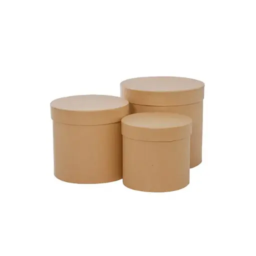 KRAFT ROUND BOX SMALL