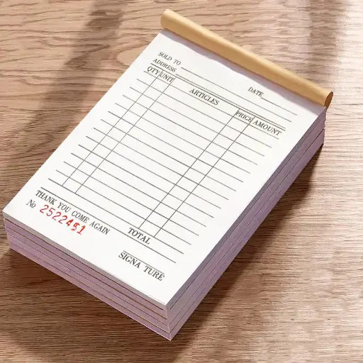 CARBONIZED CARBONLESS RECEIPT - TRIPLICATE - SMALL 