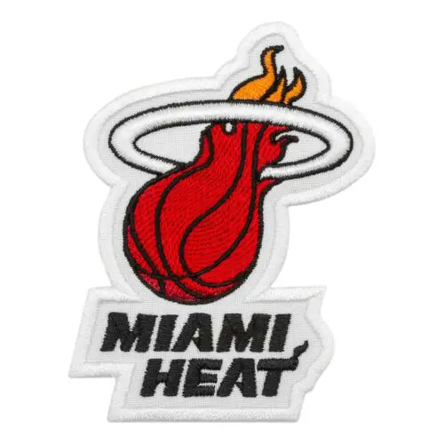 SEWING SUPPLIES:IRON ON EMBROIDERED NBA PATCH - HEAT 
