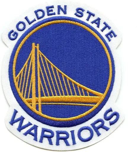 SEWING SUPPLIES:SEW ON EMBROIDERED NBA LOGO - WARRIORS 1 