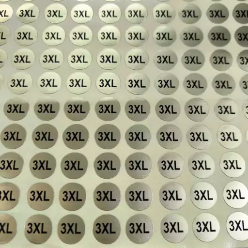 STICKER:GOLD STICKER -  3XL 